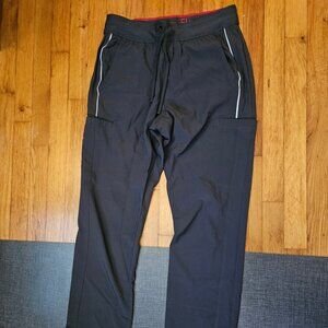 Cherokee iFlex Men Scrubs Pant Tapered Leg Drawstring Cargo - Pewter